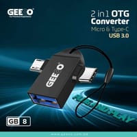 GEEOO GB8 2-in-1 Type-C & Micro USB OTG Converter | USB 3.0 Adapter_img_2