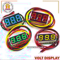 LED Display Mini 0.28 inch DC 0 -100V Digital Voltmeter 100V Volt Panel Indicator Monitor Voltage Meter-1PCS - Compact Digital Voltmeter -Yellow_img_6