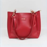 Signature Classic shoulder women's tote bags(maroon)_img_1