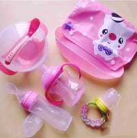 5Pcs Feeding Items Combo Set for 6 month+ Baby_img_0