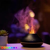 GearUP DQ705 Volcanic Flame Mini Humidifier With Color Night Light_img_0