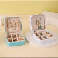 1pcs Portable Jewelry Storage Box Travel Storage Organizer Jewelry Case Earrings Necklace Ring Jewelry Organizer_img_3