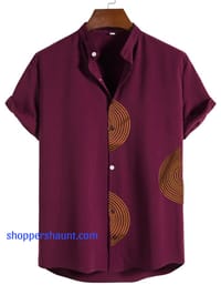 Trendy maroon half sleeve shirt_img_0