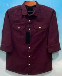 👕 Casual Full Sleeve Double Pocket Shirt✨ Premium Export Quality Oxford Cotton Shirt ✨_img_0