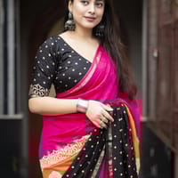 Digital Print Sharee with Blouse_img_3