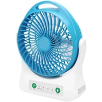 WEIDASI WD-202 Rechargeable 2400mAh Battery Strong Wind Portable Desk Fan With LED Lamp_img_8