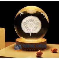 Multi Color Changing LED 3D Crystal Ball -Color Variations_img_2