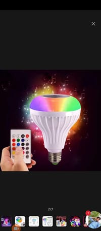 High-quality Smart Music Led Light Bulb With Remote Control and Bluetooth Speaker_img_0