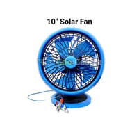 DEFENDER 10-Inch Solar Fan | 12V 1.1A DC | Dual Color | Speed Control | For Lithium & Acid Battery_img_0