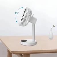 DP-7626 AC/DC Rechargeable 4000mAh Lithium Battery Touch Control Multiple Modes Portable Fan With LED Lamp_img_3