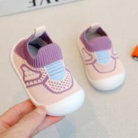 Baby Soft Knit Anti Slip Walking Sneakers (6 to 36 months) for BABUU_img_2