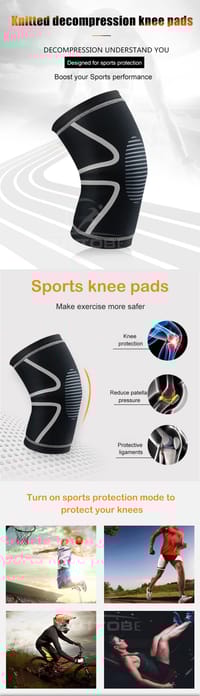 Outtobe 1PCS Knee Pad Knee Support & Braces High Elasticity Knee Guard_img_5