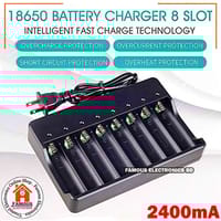 18650 Battery Charger 8 Slots for Rechargeable Batteries and Universal Smart Battery Charger for 18650 18500 18350 Li-Ion Intellicharge Charger 8 Bay (Battery Not Included)_img_2