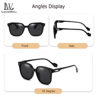 LouisWill UV400 Eyes Protection Day Night Dual Use Fashion Women Sunglass_img_4