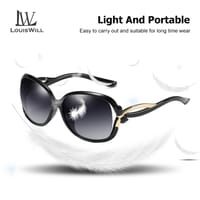 LouisWill UV400 Lens Protection Polarized Driving Sunglasse for Women_img_0