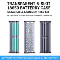 Fast Charging 6PCS 18650 Battery Power Bank Case with White LED Light_img_6