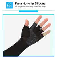 Geepact 2PCS Ice Silk Sleeves Anti_img_4