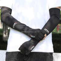 Geepact 2PCS Ice Silk Sleeves Anti_img_12