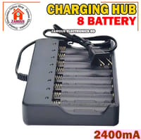 18650 Battery Charger 8 Slots for Rechargeable Batteries and Universal Smart Battery Charger for 18650 18500 18350 Li-Ion Intellicharge Charger 8 Bay (Battery Not Included)_img_3