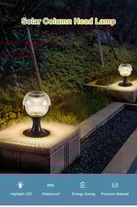 Auoyo Solar LED Light Courtyard Fence_img_6