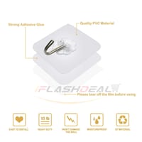 MAYTTO 8PCS Adhesive Hooks No-Drill_img_1