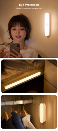 Auoyo LED Long Light 10CM  30CM Cupboard Wardrobe Bed Light_img_9