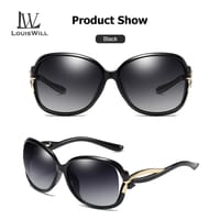 LouisWill UV400 Lens Protection Polarized Driving Sunglasse for Women_img_1