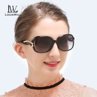 LouisWill UV400 Lens Protection Polarized Driving Sunglasse for Women_img_2