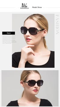 LouisWill UV400 Lens Protection Polarized Driving Sunglasse for Women_img_4