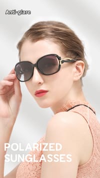 LouisWill UV400 Lens Protection Polarized Driving Sunglasse for Women_img_8