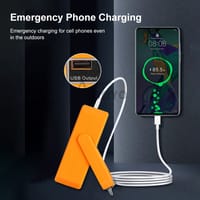 =999Auoyo LED Solar USB Rechargeable Waterproof Handheld  Portable Spotlight_img_5