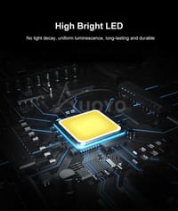 =999Auoyo LED Solar USB Rechargeable Waterproof Handheld  Portable Spotlight_img_7