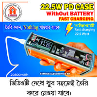 Professional PD22.5W DIY Battery Charger Case Fast Charging Case for 8PCS 18650 Polymer 20000mA Battery Charging Power Bank Box Battery Charger (Without Battery)_img_1