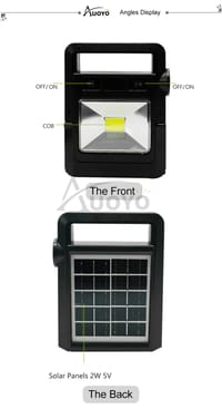 Auoyo Portable Solar Panel Light Solar_img_7