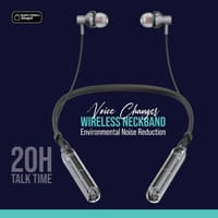 OneTech T105 Voice Changer Neckband ENC Bluetooth Headphone | ShopX_img_0