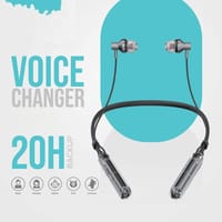 OneTech T105 Voice Changer Neckband ENC Bluetooth Headphone | ShopX_img_3