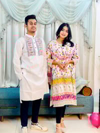 Couple Dress Three piece and Panjabi_img_0