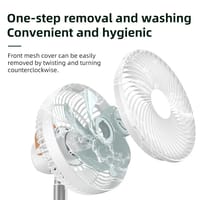 P6 Rechargeable USB Desktop Fan-White_img_3