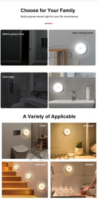 Auoyo LED Night Light Motion-Sensing Lamp Portable Night Lamp_img_10