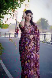 Digital Print Sharee with Blouse Piece_img_4