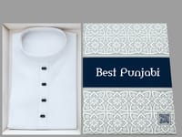 উচ্চমানের Oxford Cotton এর পিউর সাদা পাঞ্জাবি_img_0