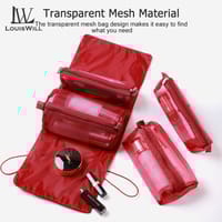LouisWill Cosmetics Bag Cosmetics Item for Women Detachable Makeup Bags_img_1