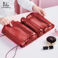 LouisWill Cosmetics Bag Cosmetics Item for Women Detachable Makeup Bags_img_5