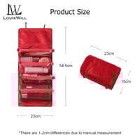 LouisWill Cosmetics Bag Cosmetics Item for Women Detachable Makeup Bags_img_6