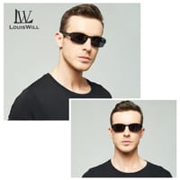 LouisWill Men Glasses Outdoor Sports Glasses_img_2