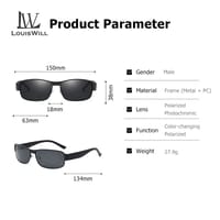 LouisWill Men Glasses Outdoor Sports Glasses_img_7