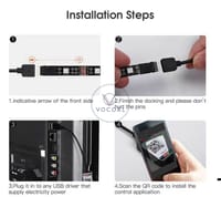 Vocoal LED Strip Lights RGB 60 150 LED_img_12