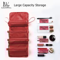 LouisWill Cosmetics Bag Cosmetics Item for Women Detachable Makeup Bags_img_0