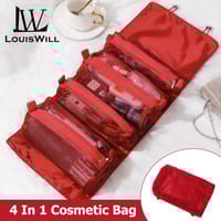 LouisWill Cosmetics Bag Cosmetics Item for Women Detachable Makeup Bags_img_7