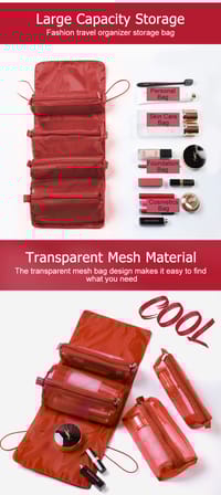 LouisWill Cosmetics Bag Cosmetics Item for Women Detachable Makeup Bags_img_11